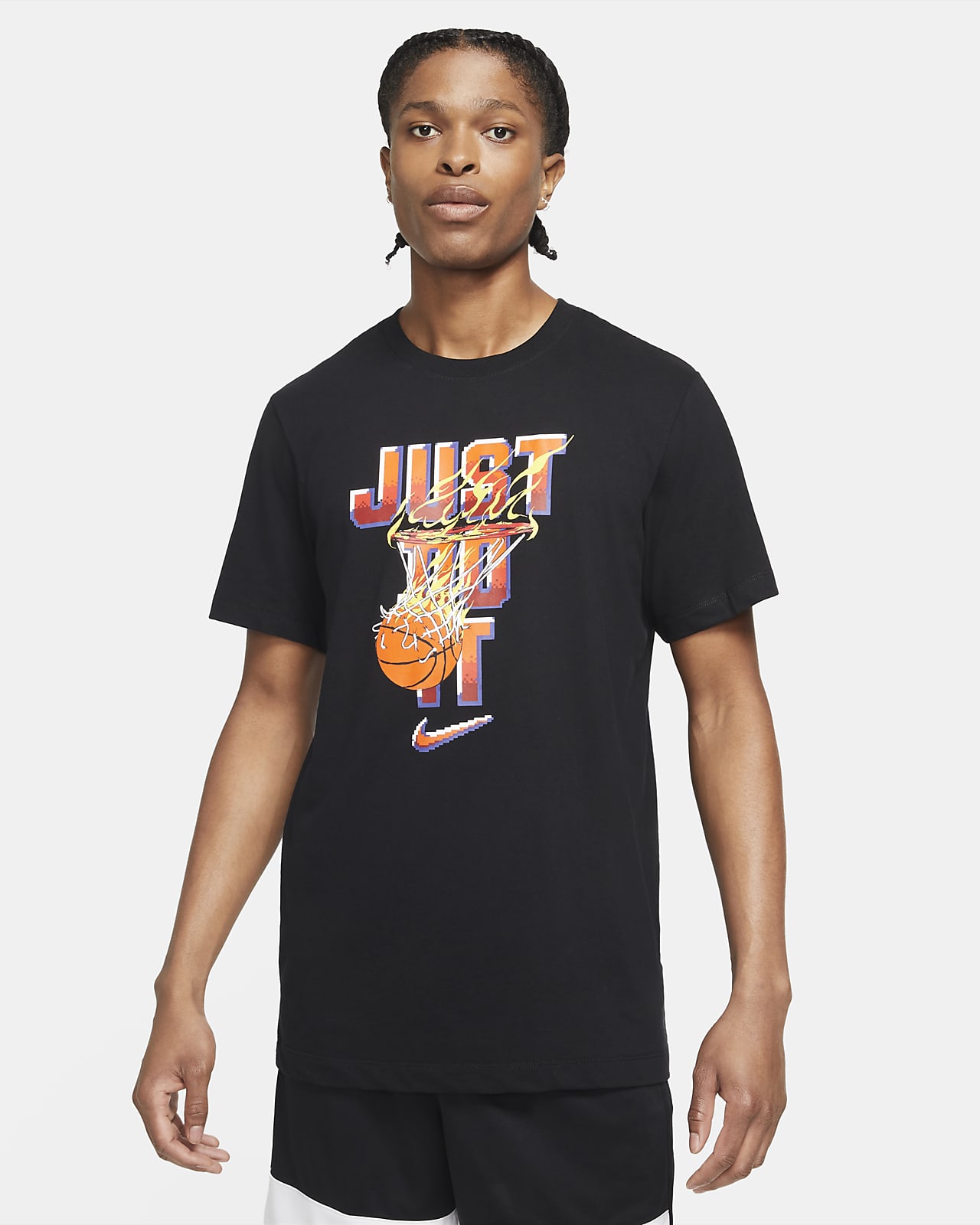 Basket-t-shirt Nike Dri-FIT "Just Do It" för män