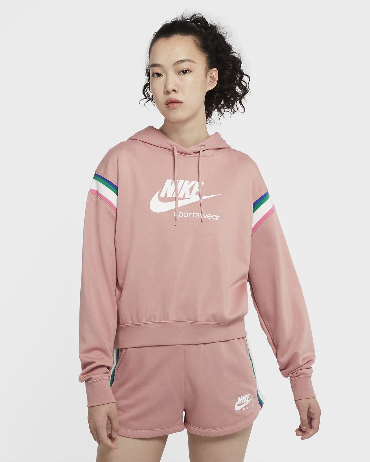nike sportswear heritage hoodie women's