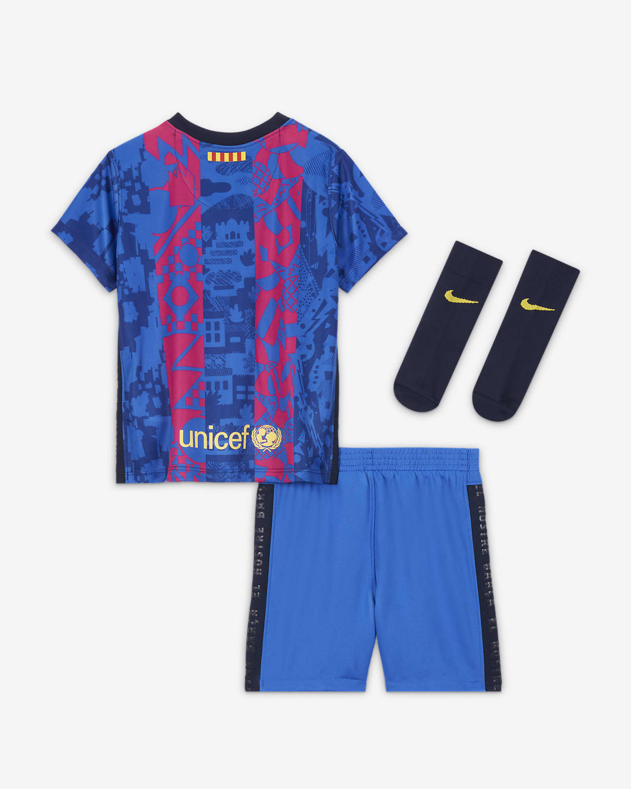 F C Barcelona 21 22 Third Baby Toddler Kit Nike At