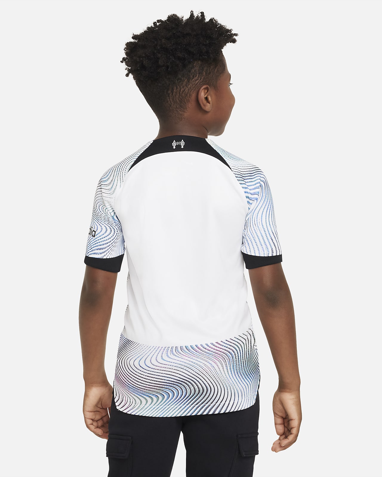 Nike 2022-23 Liverpool Youth Away Jersey, YL