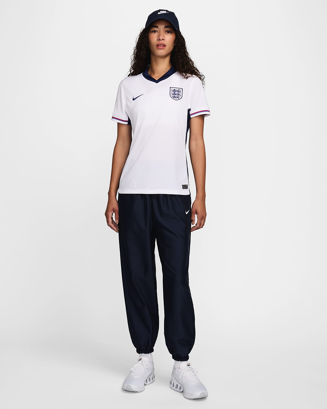 England (Men's Team) 2024/25 Stadium Home Women's Nike Dri-FIT Football  Replica Shirt