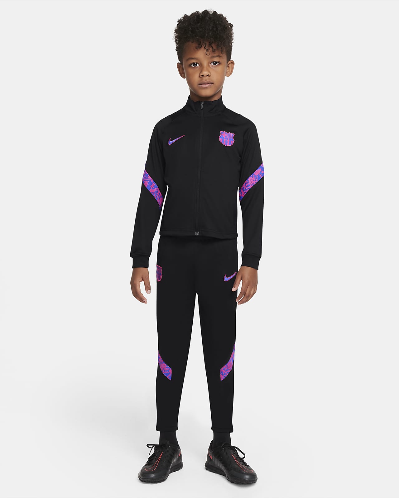 Футбольный трикотажный костюм для дошкольников Nike Dri-FIT FC Barcelona Strike