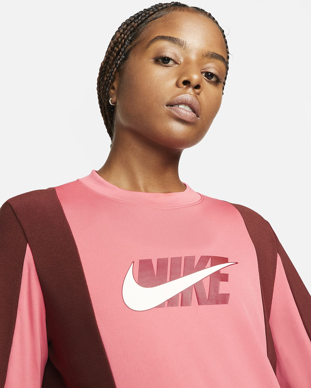 Женский беговой свитшот Nike Dri-FIT Icon Clash. Nike RU