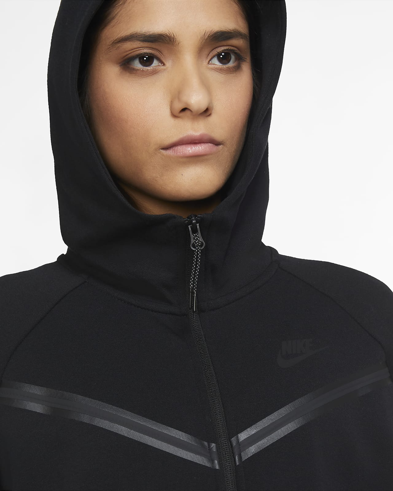Sudadera con gorro de cierre completo mujer Sportswear Tech Fleece Windrunner. Nike.com