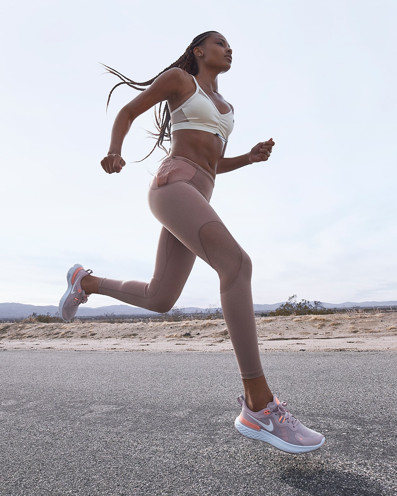 nike react miler pink