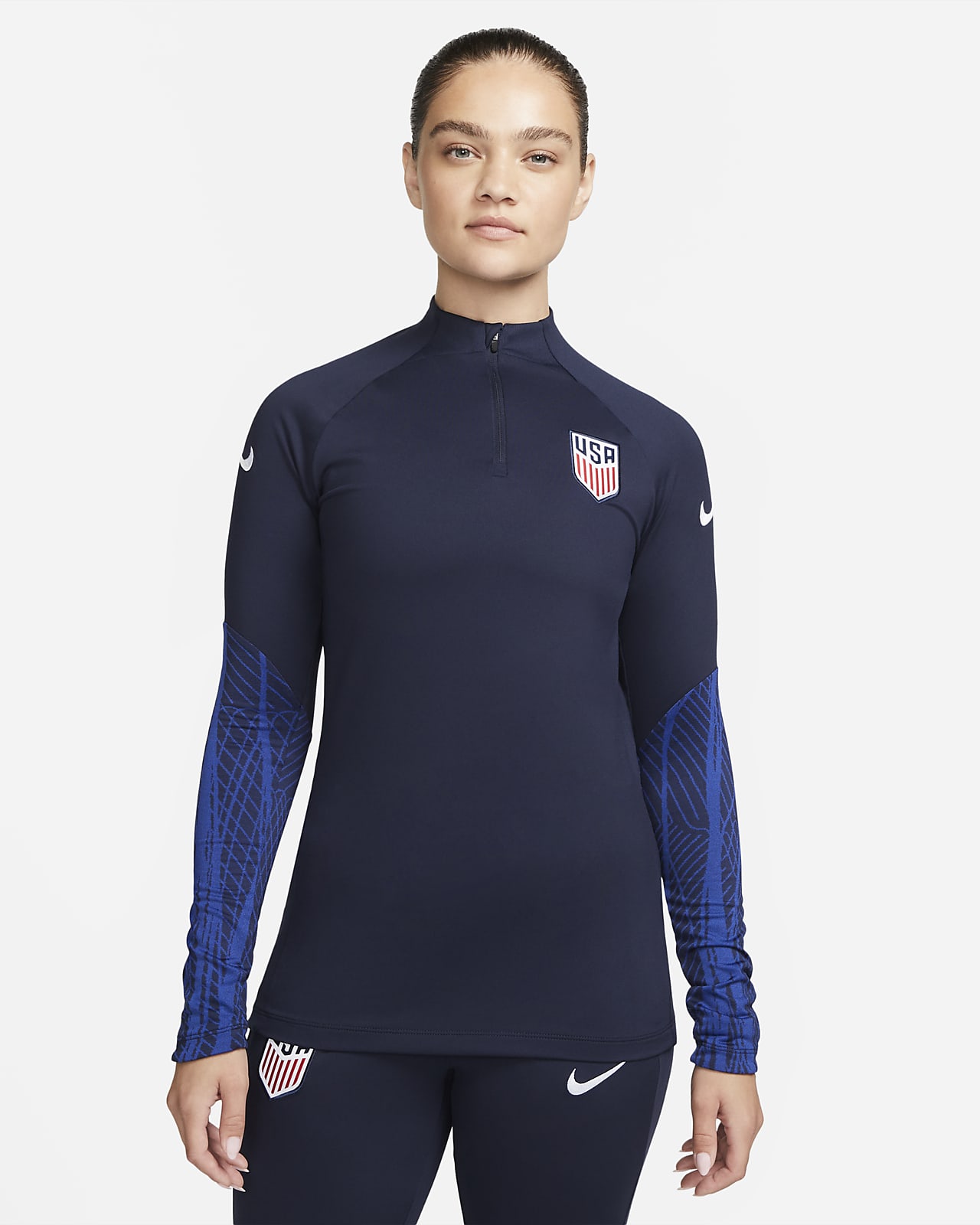 Malabares proporción sustracción U.S. Strike Women's Nike Dri-FIT Knit Soccer Drill Top. Nike.com