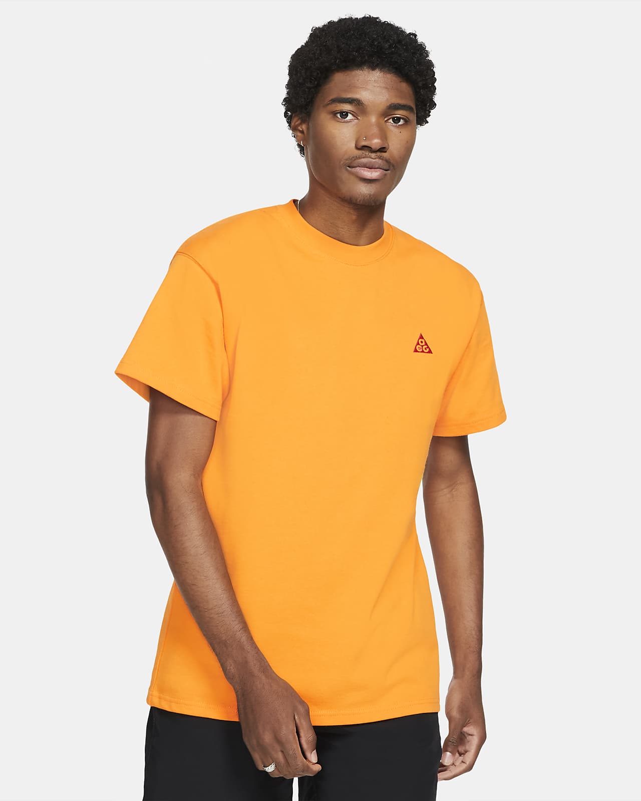 nike acg yellow t shirt