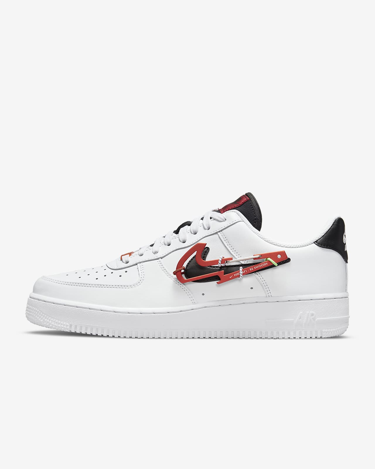 chaussure nike air force one rouge homme