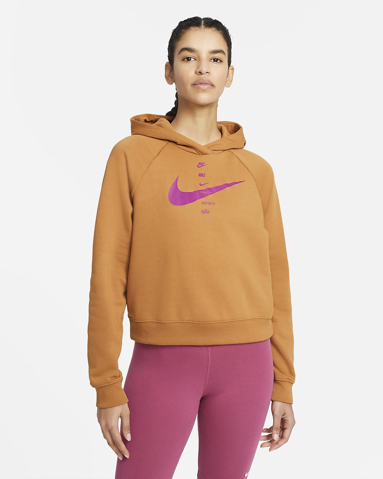 nike swoosh hoodie womens