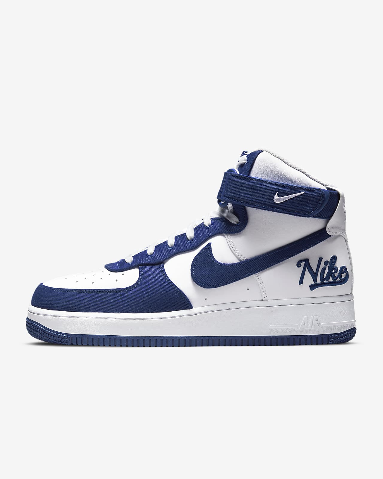 Nike Air Force 1 High ‘07 LV8 EMB ‘White/Rush Blue’ - Sneaker Steal