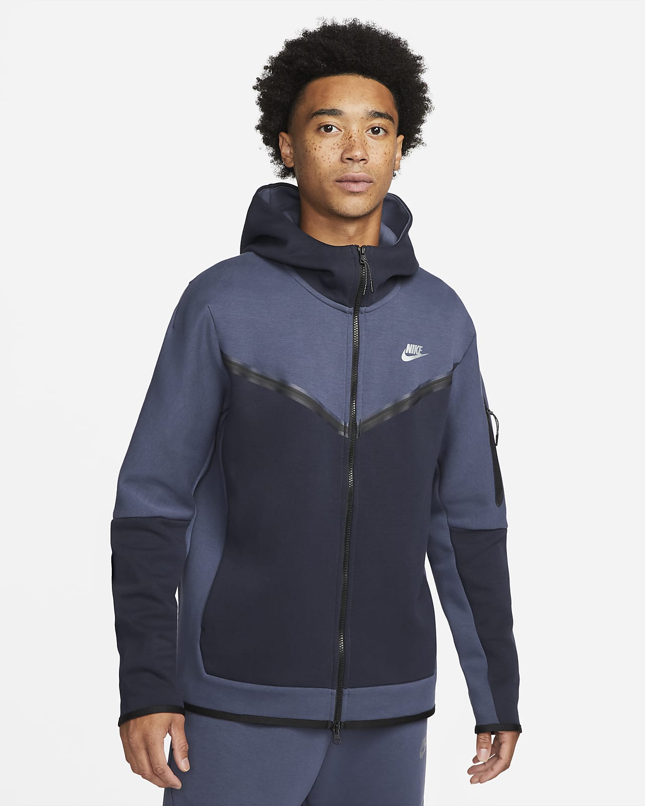 Mens Nike Sportswear Tech Fleece MIDNIGHT NAVY/BLACK Civilized Nation ...