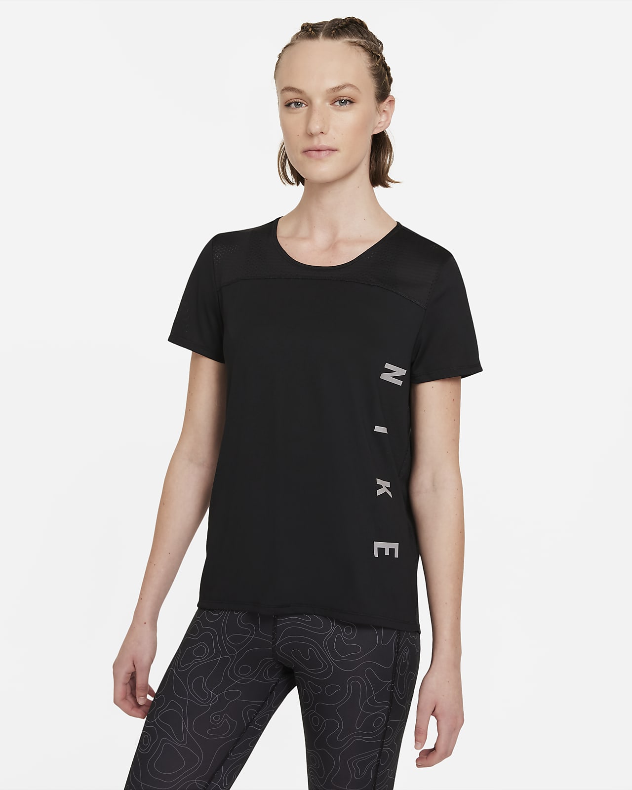 nike miler shirt dames