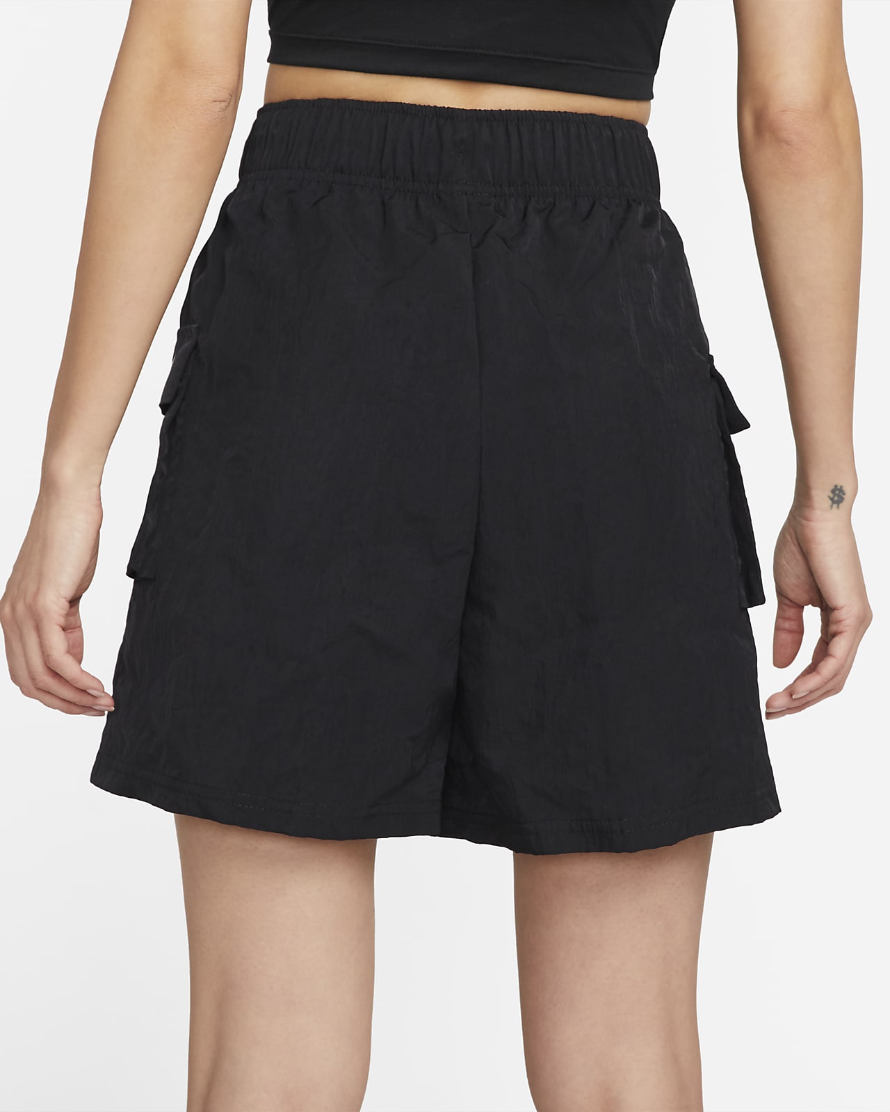 Nike Sportswear Essential Women's Woven High-Rise Shorts. Nike JP