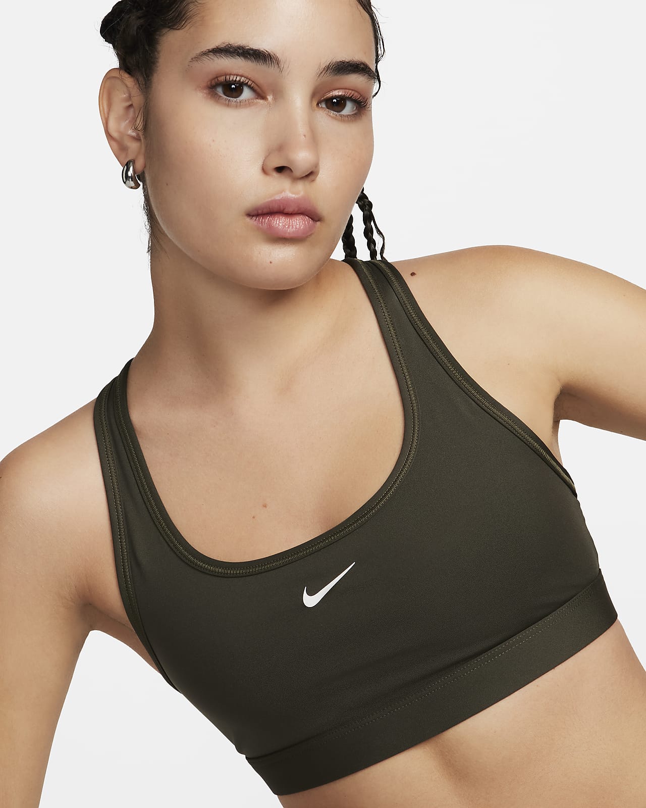 Sutiã de desporto sem almofadas Nike Swoosh Light Support para mulher