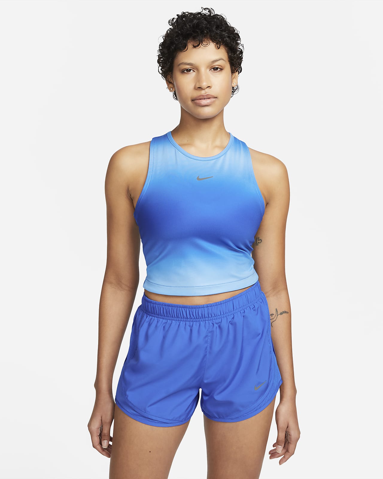 Pech tactiek perzik Nike Dri-FIT Swoosh Women's Cropped Running Tank Top. Nike.com