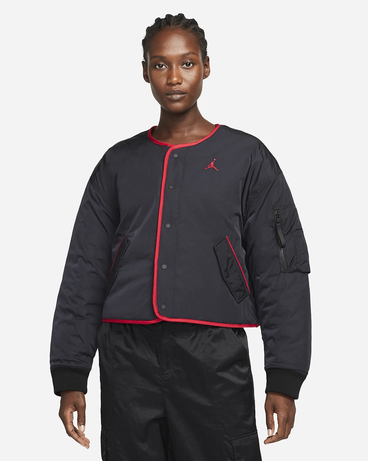 Chamarra de aviador para mujer Jordan Essentials. Nike MX