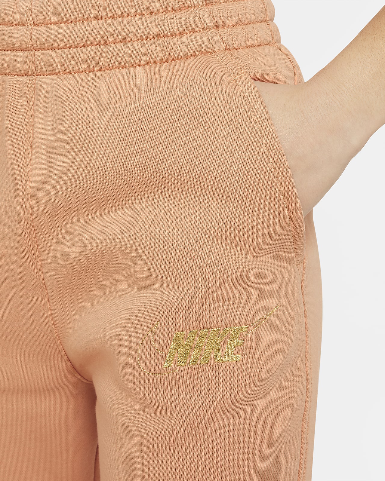 Pantaloni aderenti a vita alta Nike Sportswear Club Fleece – Ragazza. Nike  CH