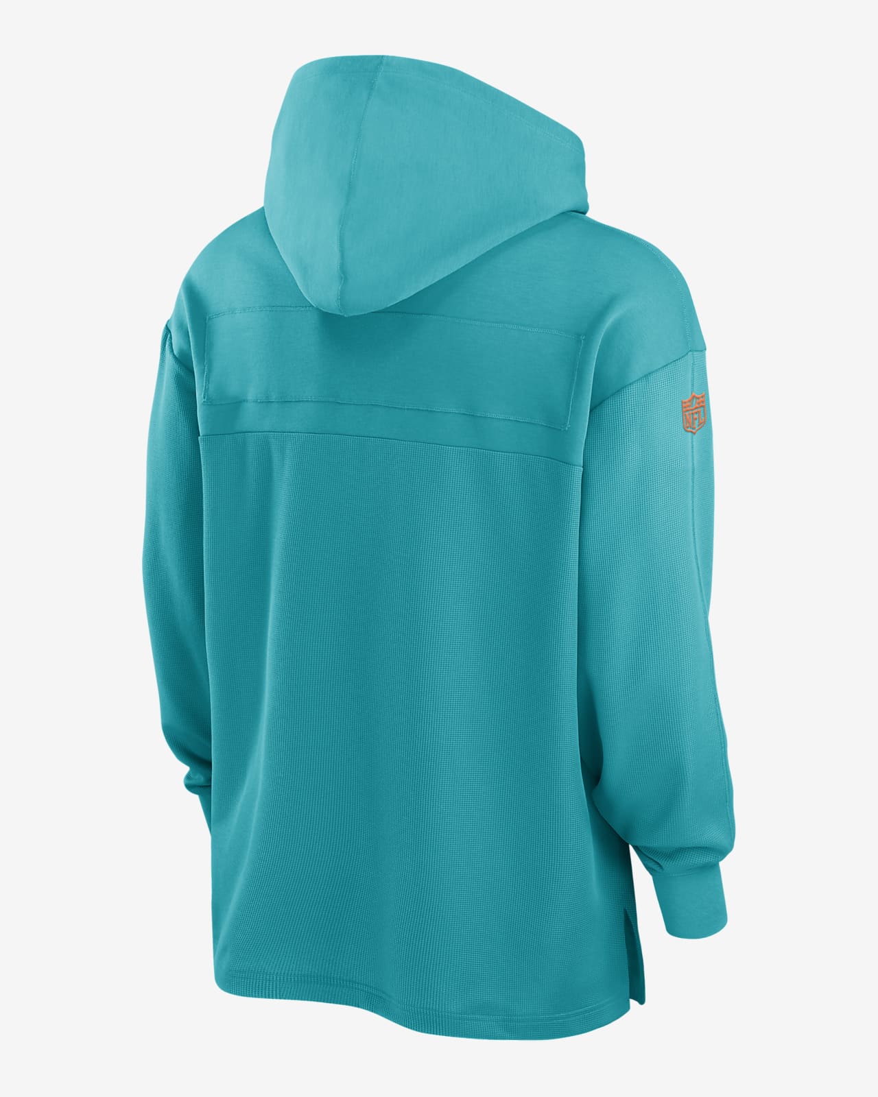 Miami Dolphins Sideline Men's Nike Dri-FIT NFL Long-Sleeve Hooded Top.