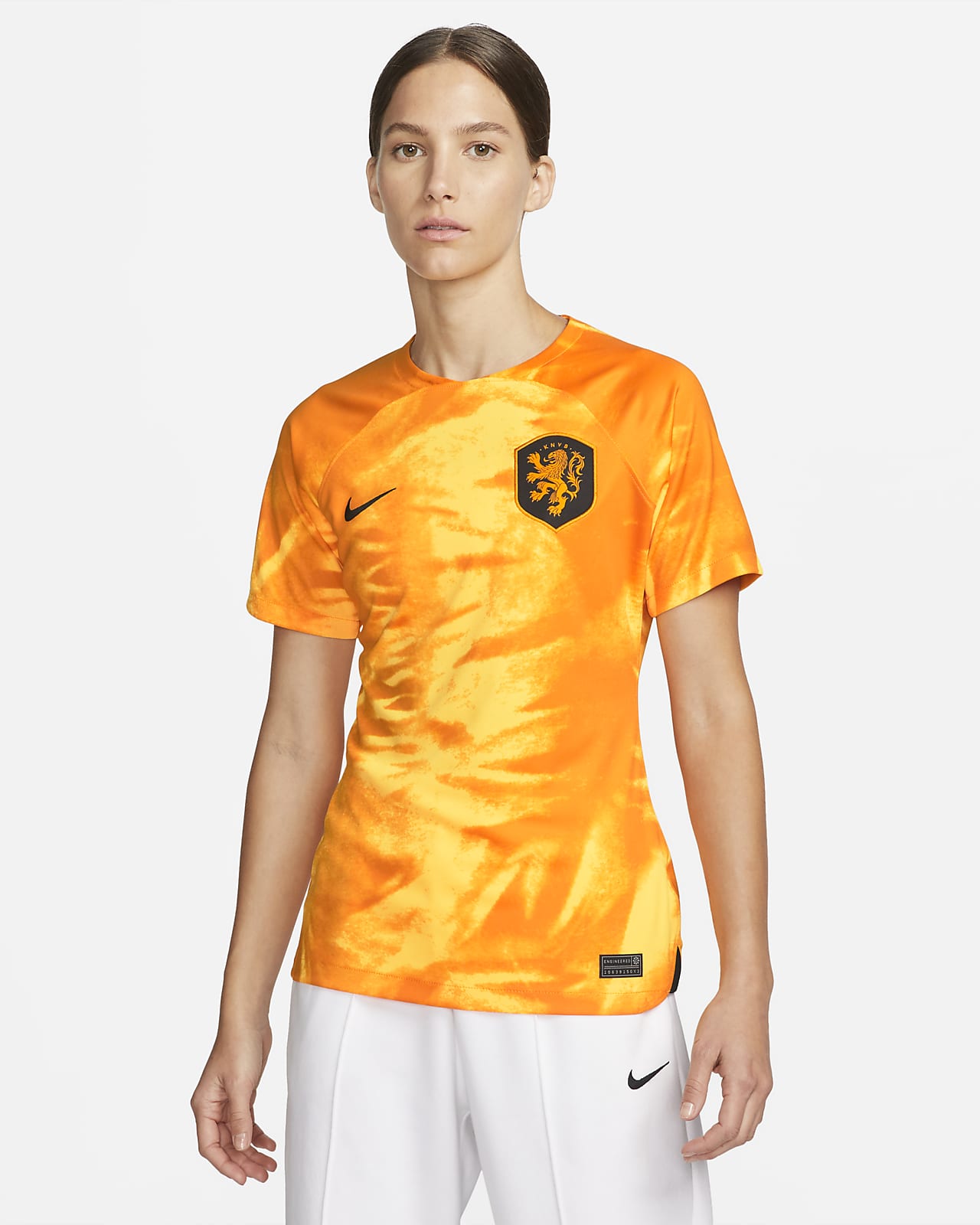 Niederlande 2022/23 Stadium Home Nike Dri-FIT-Fußballtrikot für Damen