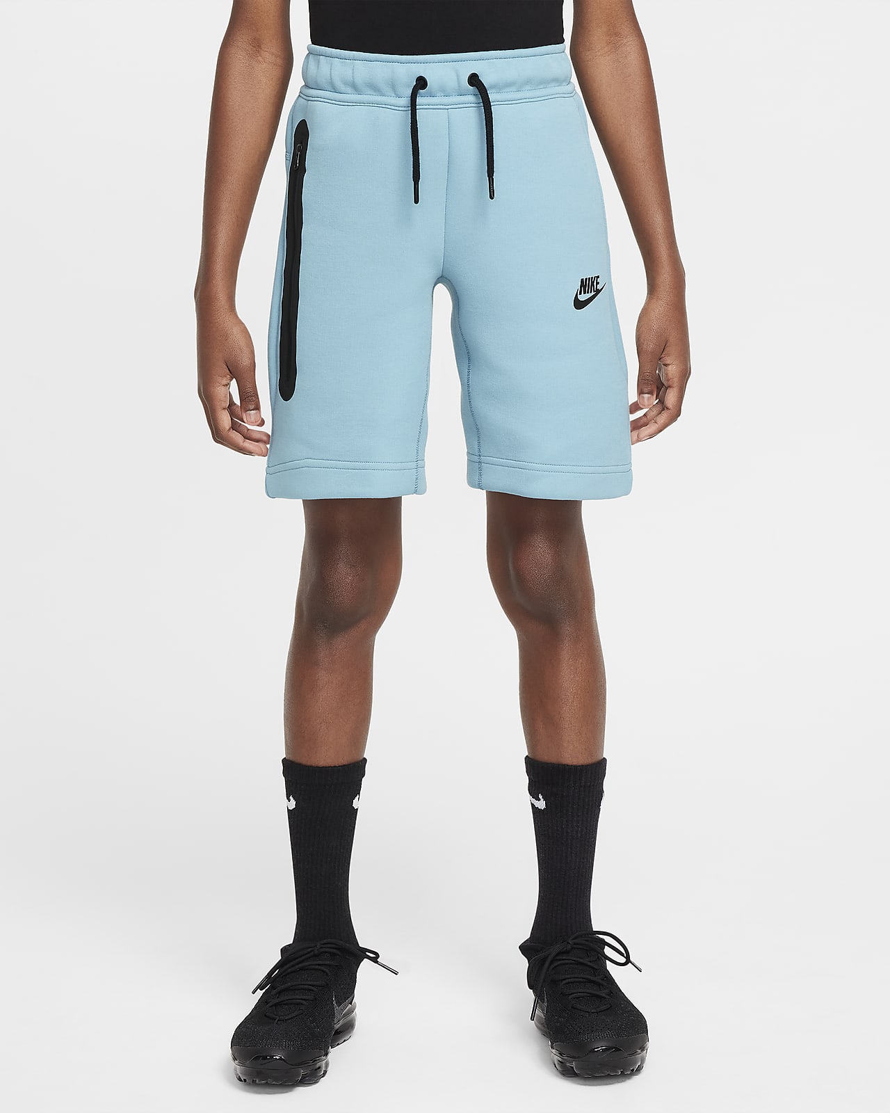 Shorts para niños talla grande Nike Tech Fleece