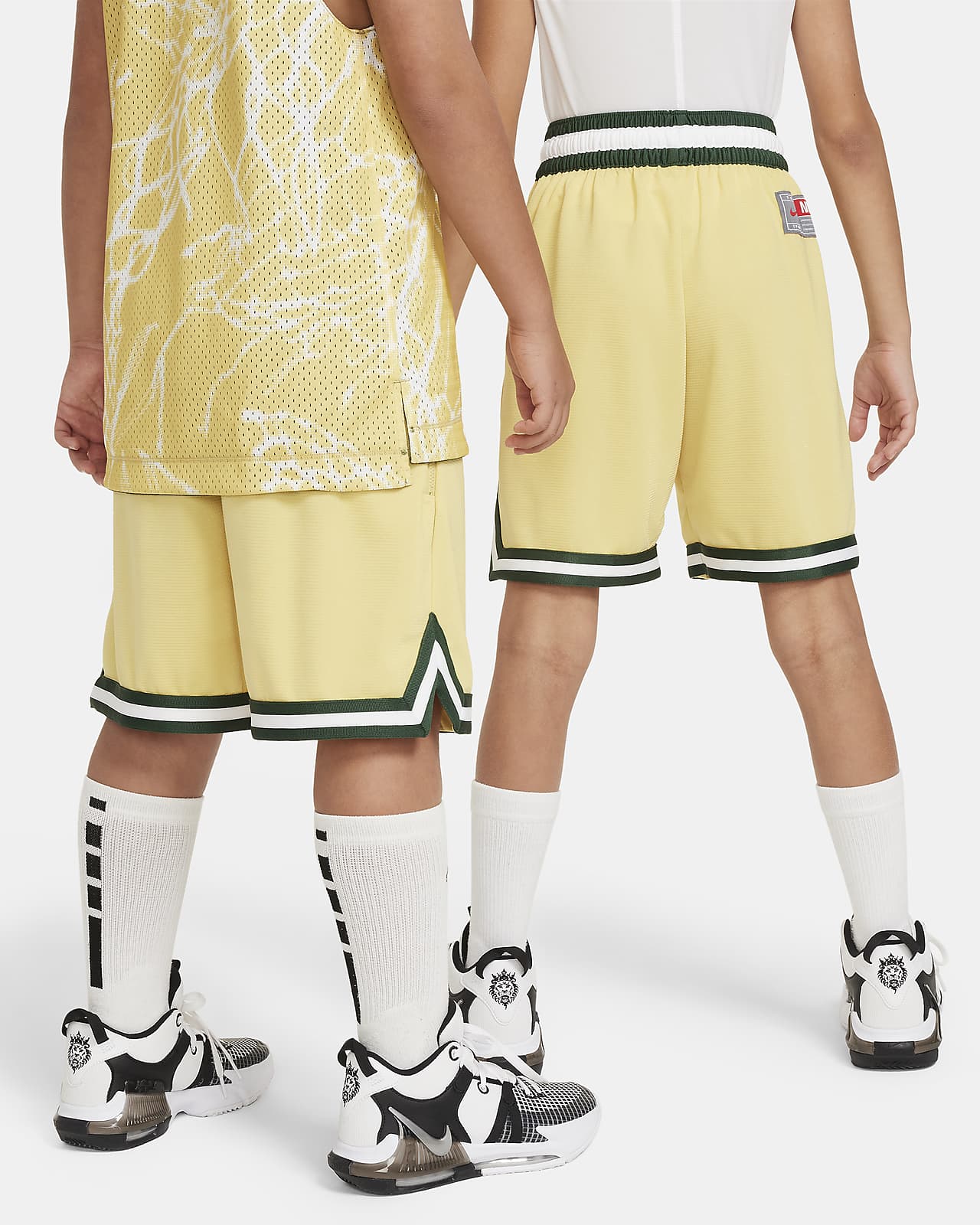 Mens yellow 2025 basketball shorts