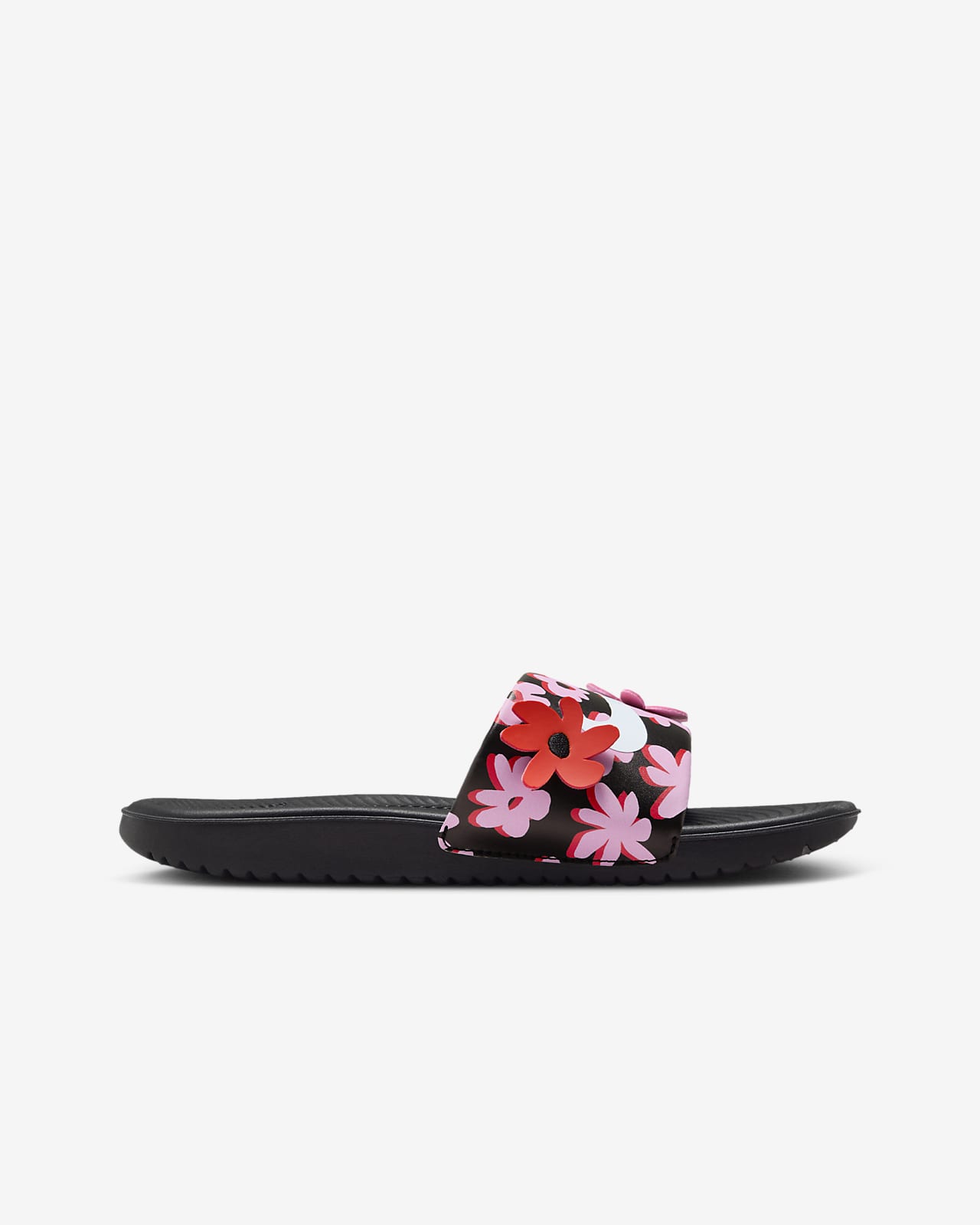 Nike kawa cheap slide women's black