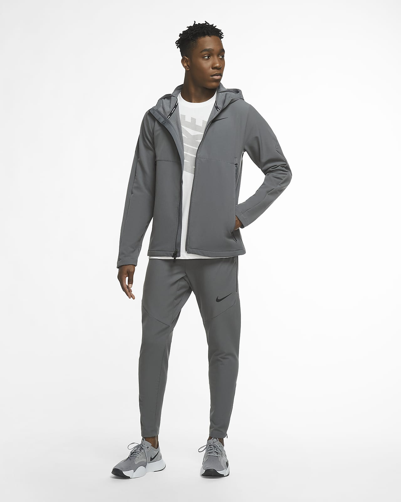 nike men's therma winterized training jacket