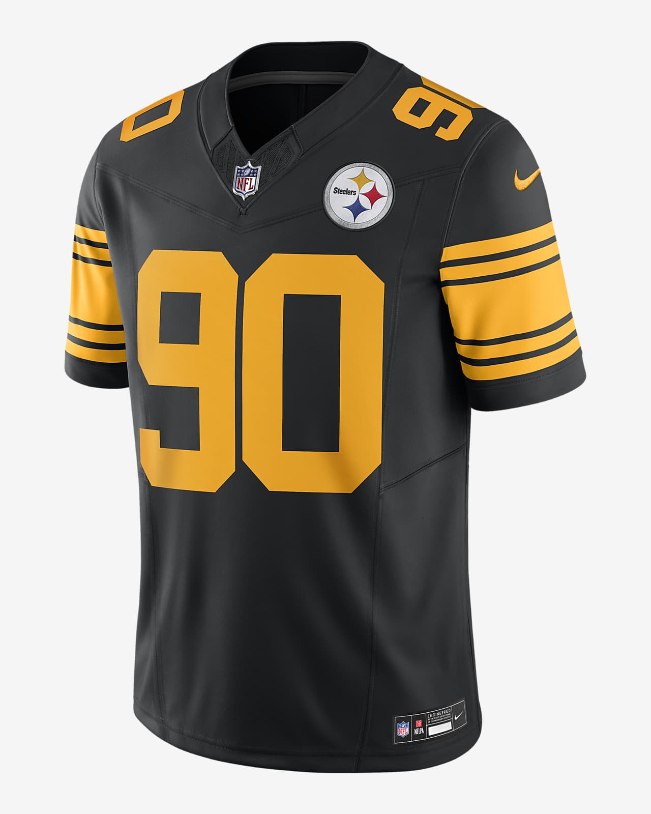 T.J. Jersey de fútbol americano Nike Dri-FIT de la NFL Limited para hombre T.J. Watt Pittsburgh Steelers