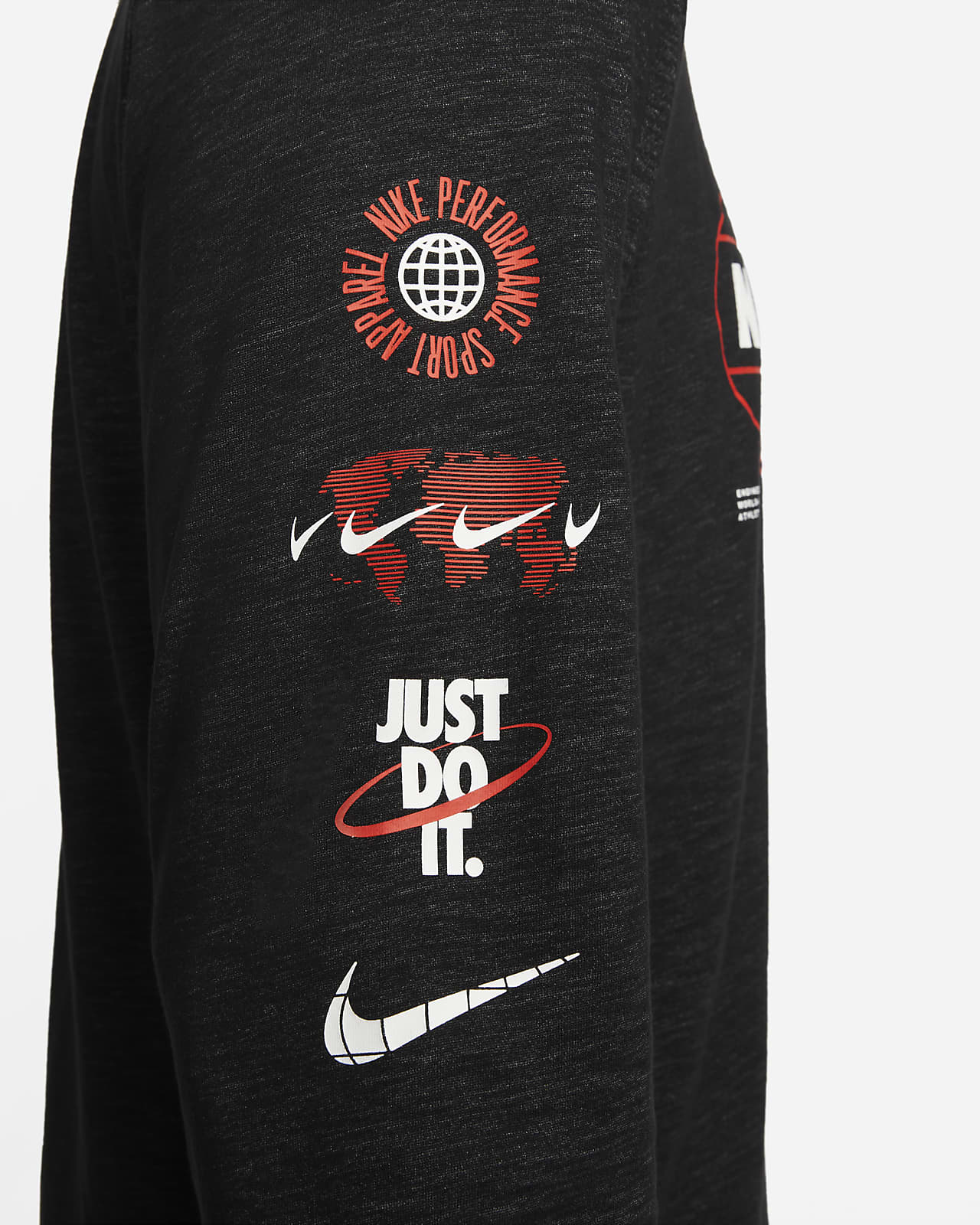 Nike Dri-FIT Trainingsshirt met lange mouwen voor heren. Nike BE