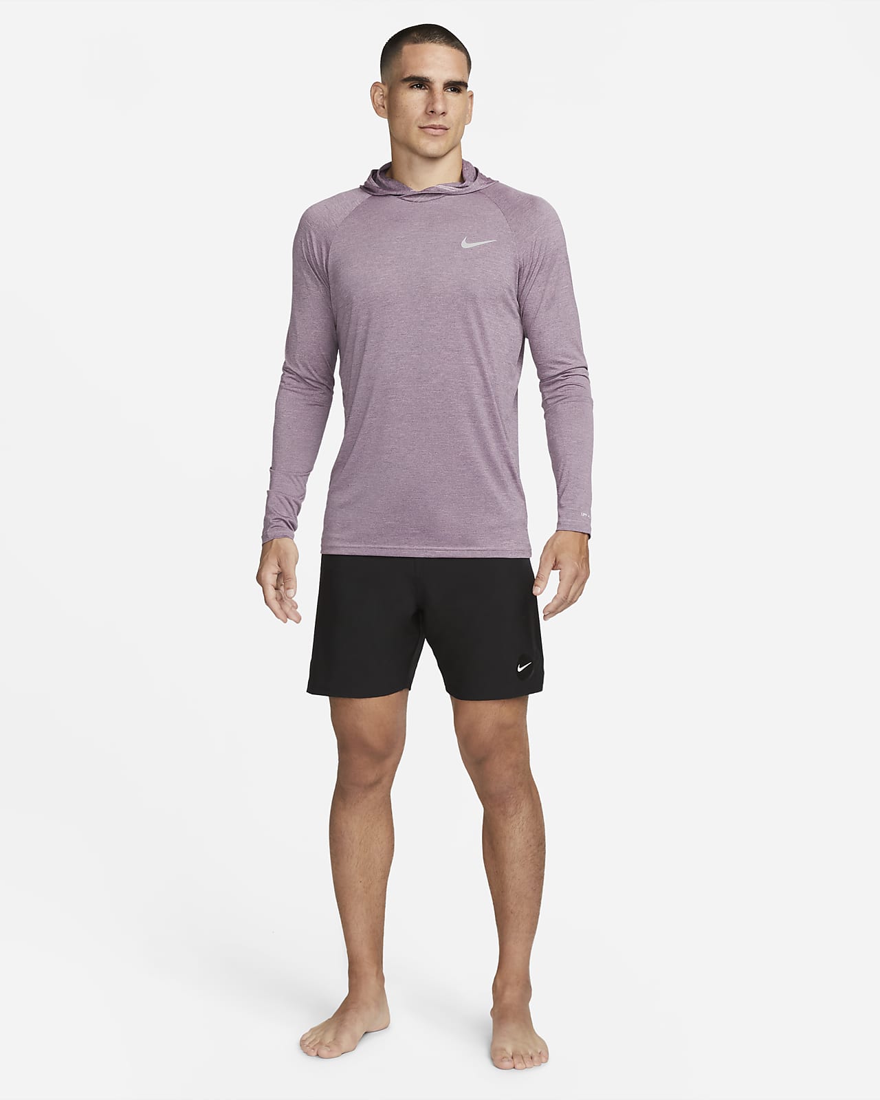 jaloezie Roestig noedels Nike Men's Long-Sleeve Hooded Hydroguard Swim Shirt. Nike.com