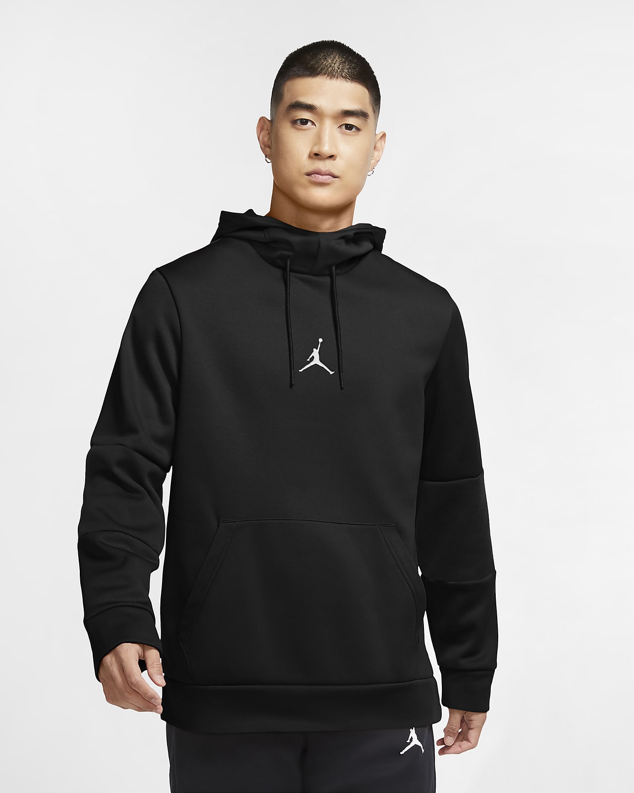 Felpa pullover in fleece con cappuccio Jordan Air Therma - Uomo. Nike CH