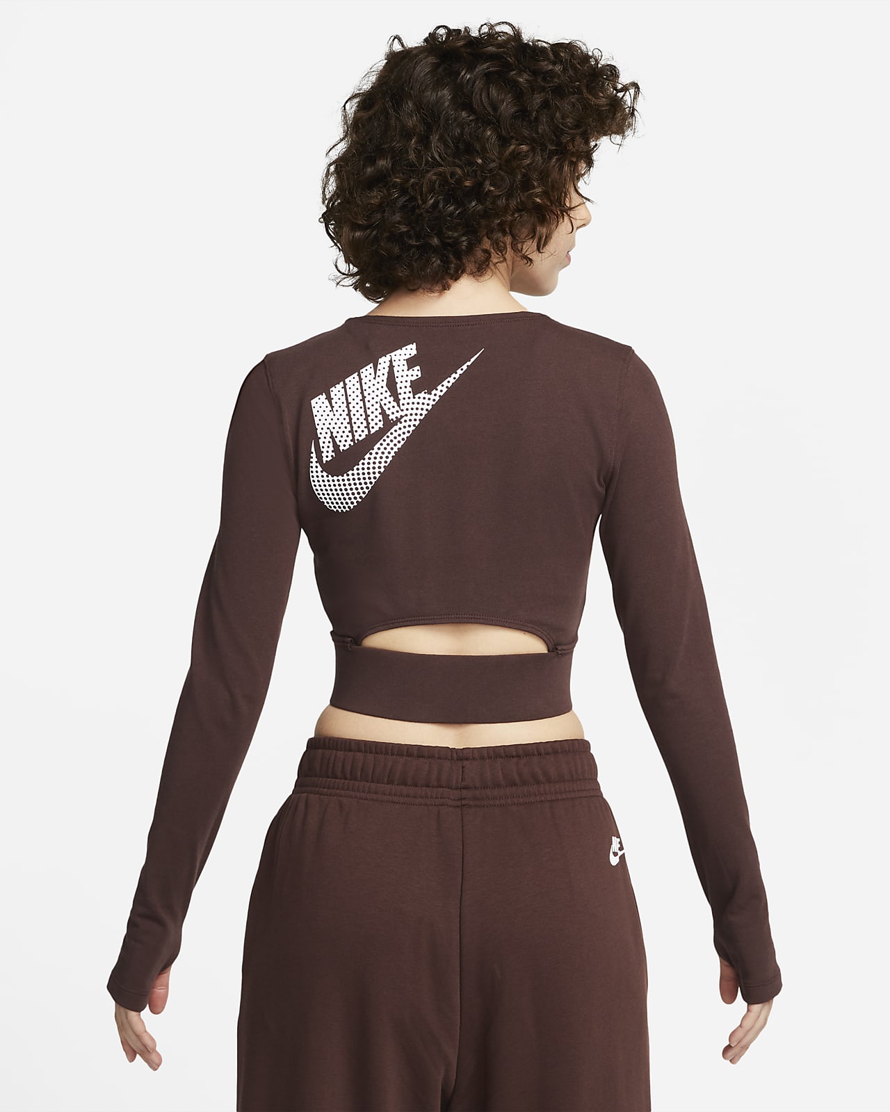 danza dañar sí mismo Crop top de danse à manches longues Nike Sportswear pour femme. Nike LU