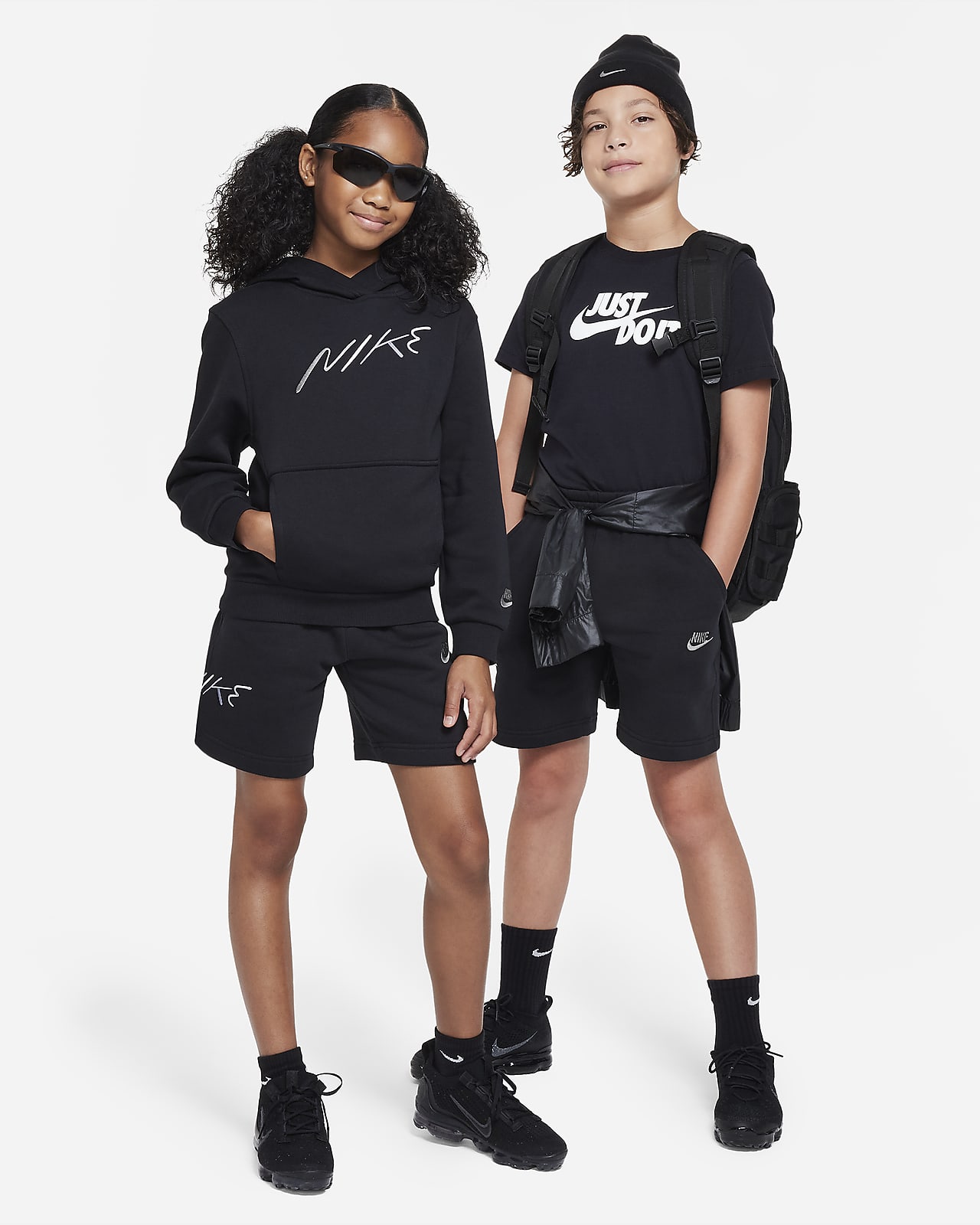 Kids\' Sportswear Big Club+ Nike Shorts.