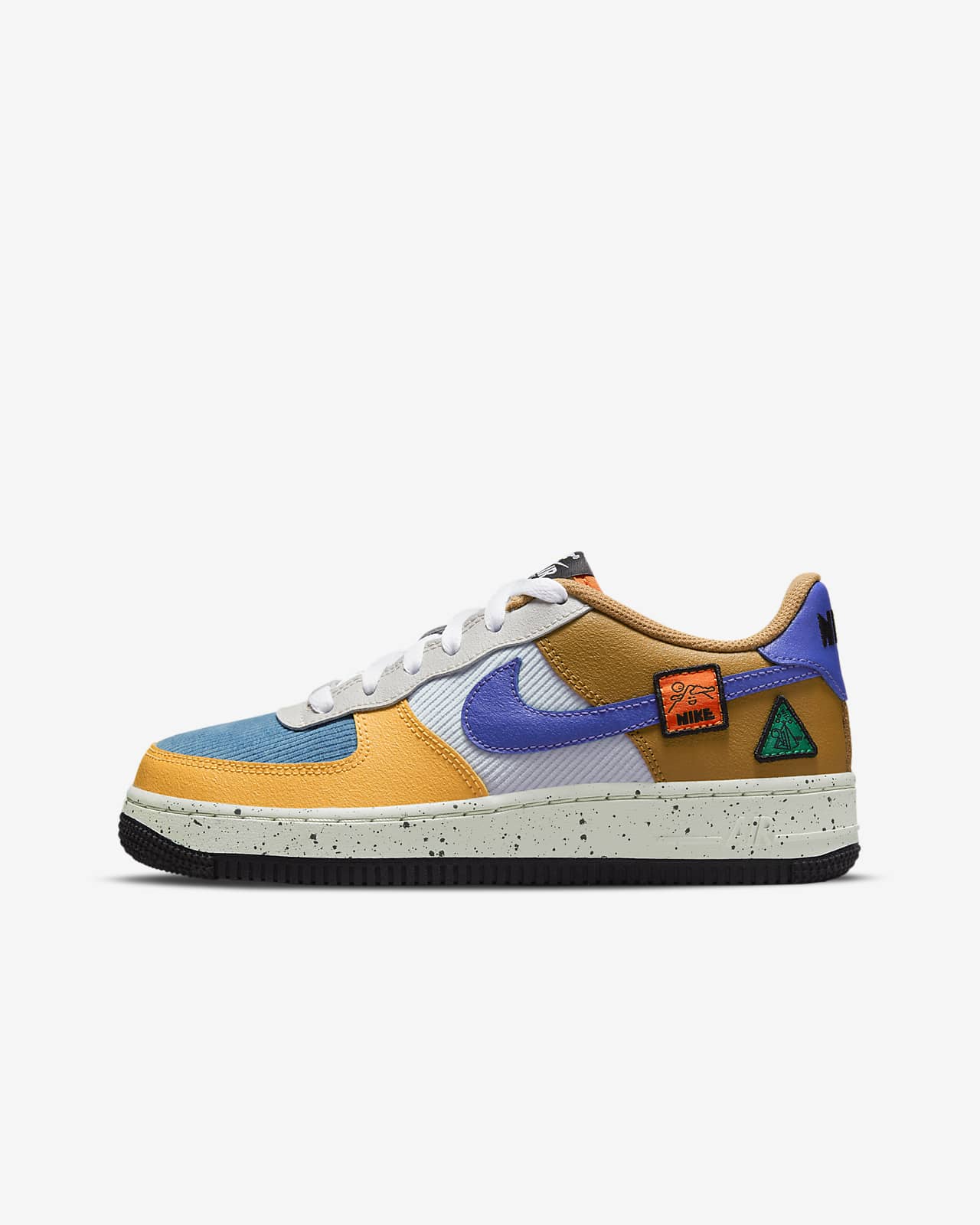 GS Nike Air Force 1 ‘University Gold / Starfish’