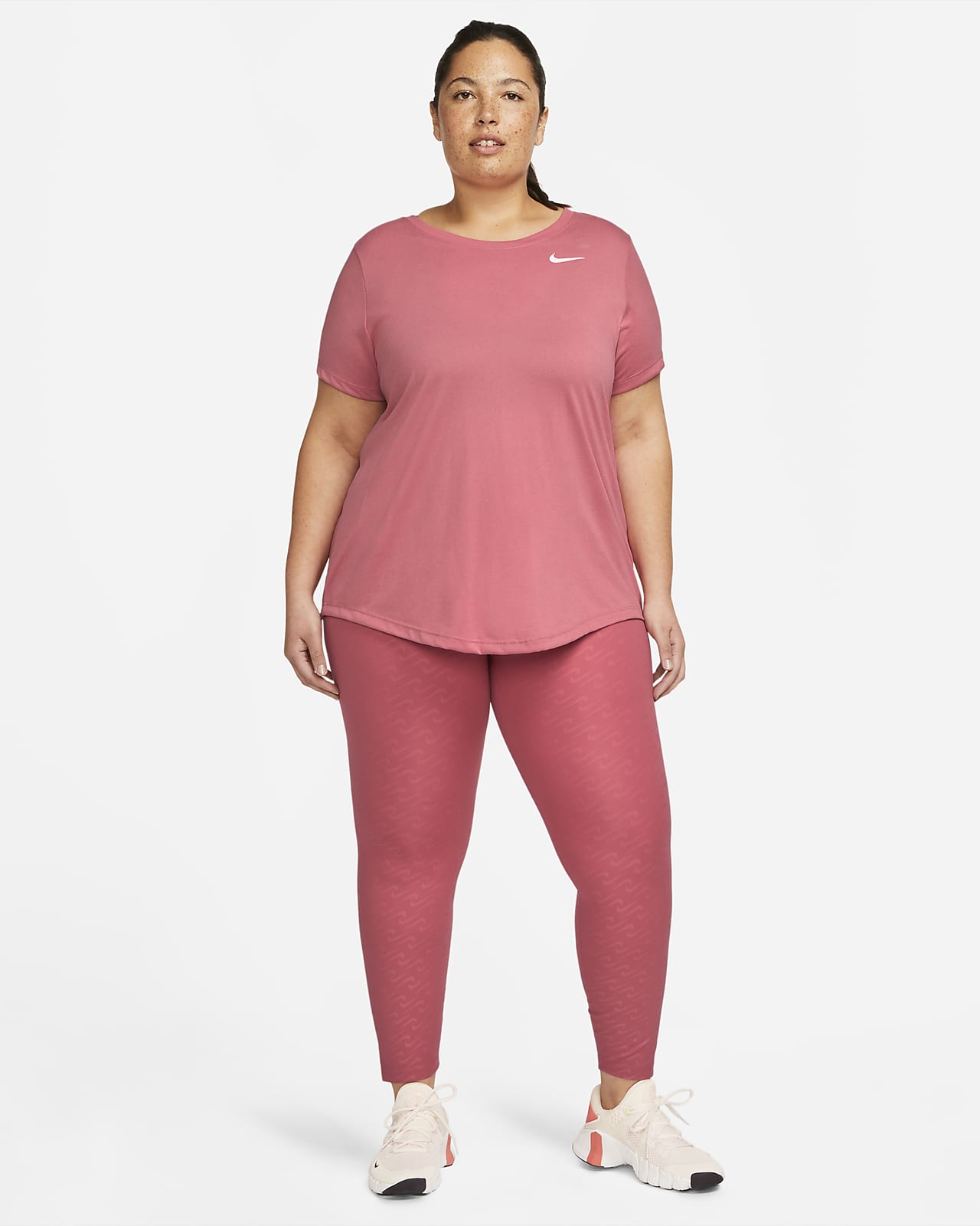 Leggings estampados de 7/8 de tiro medio para mujer Nike Dri-FIT One Icon  Clash (talla grande). Nike.com