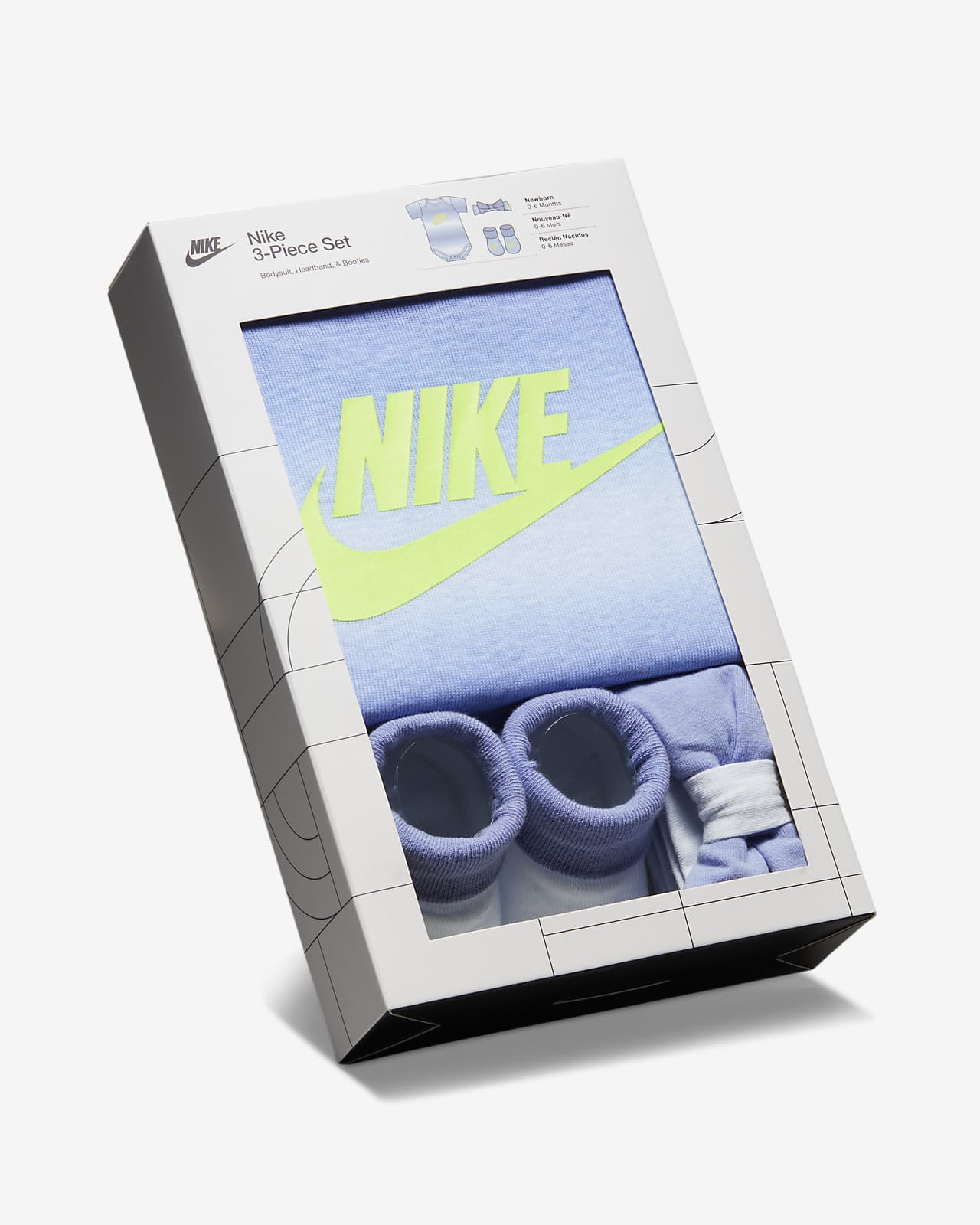 actividad continuar suelo Nike Baby (3-6M) Ombre Stripe 3-Piece Box Set. Nike.com