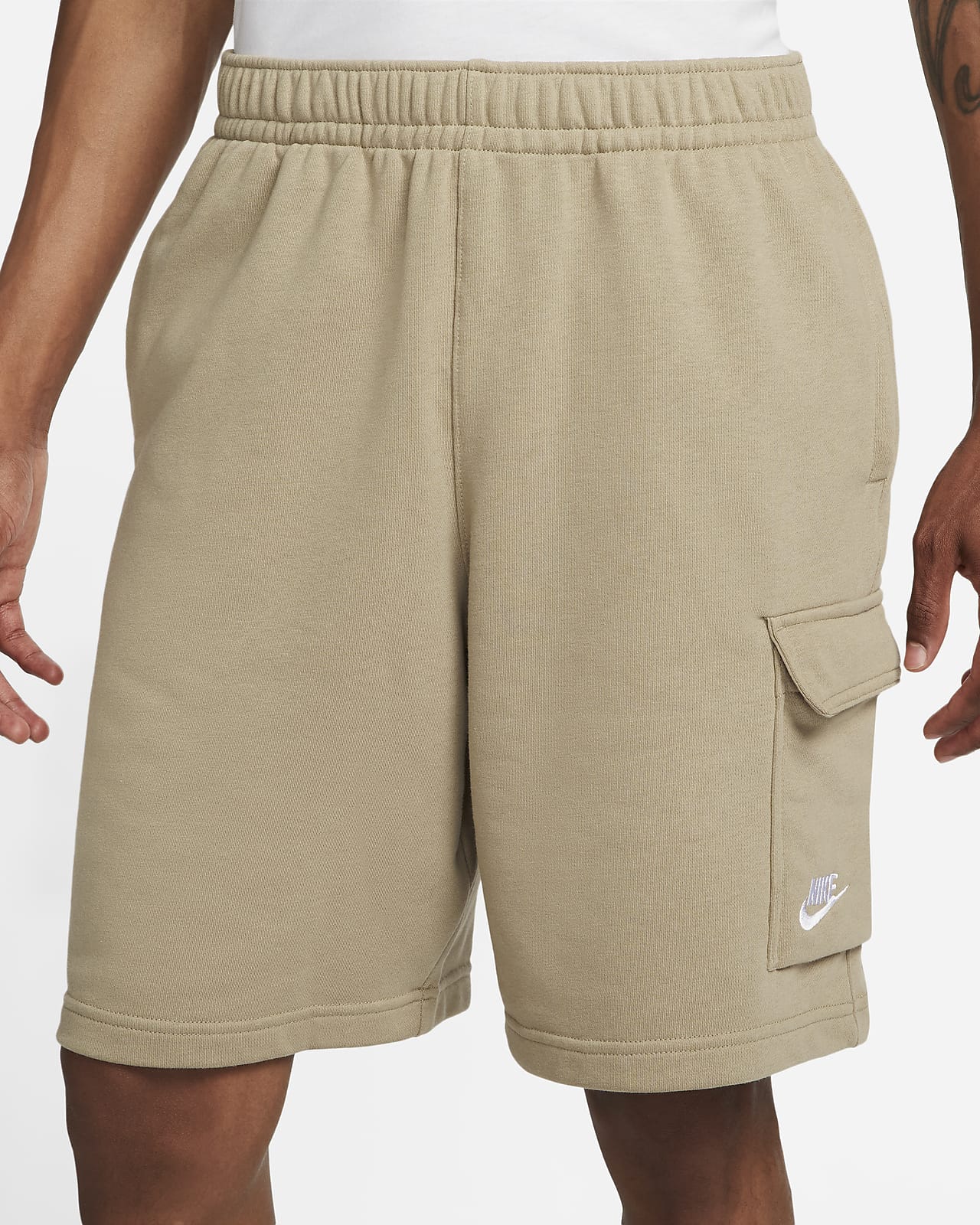 Nike Sportswear Club Men's French Terry Cargo Shorts. Nike LU