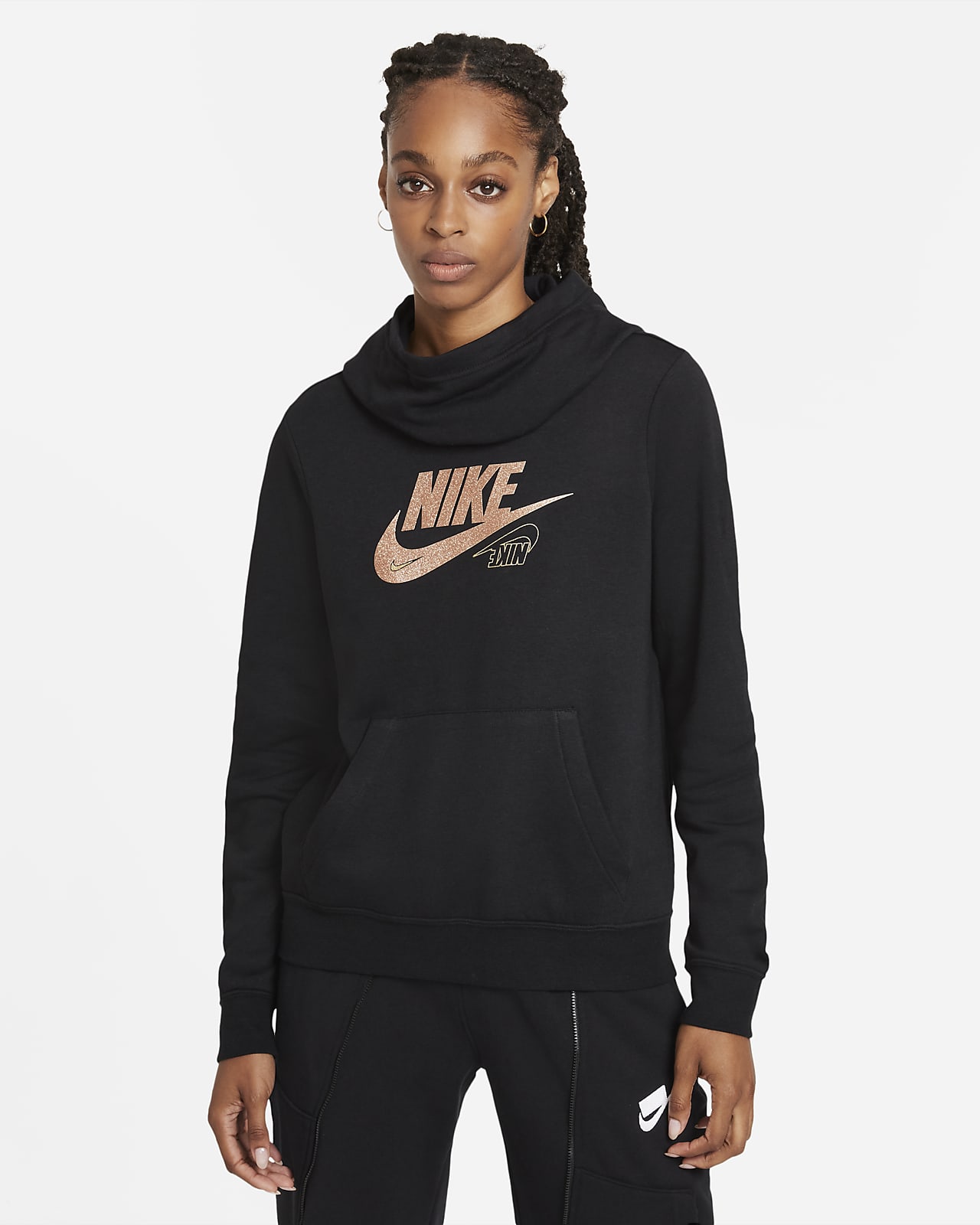 womens black nike pullover