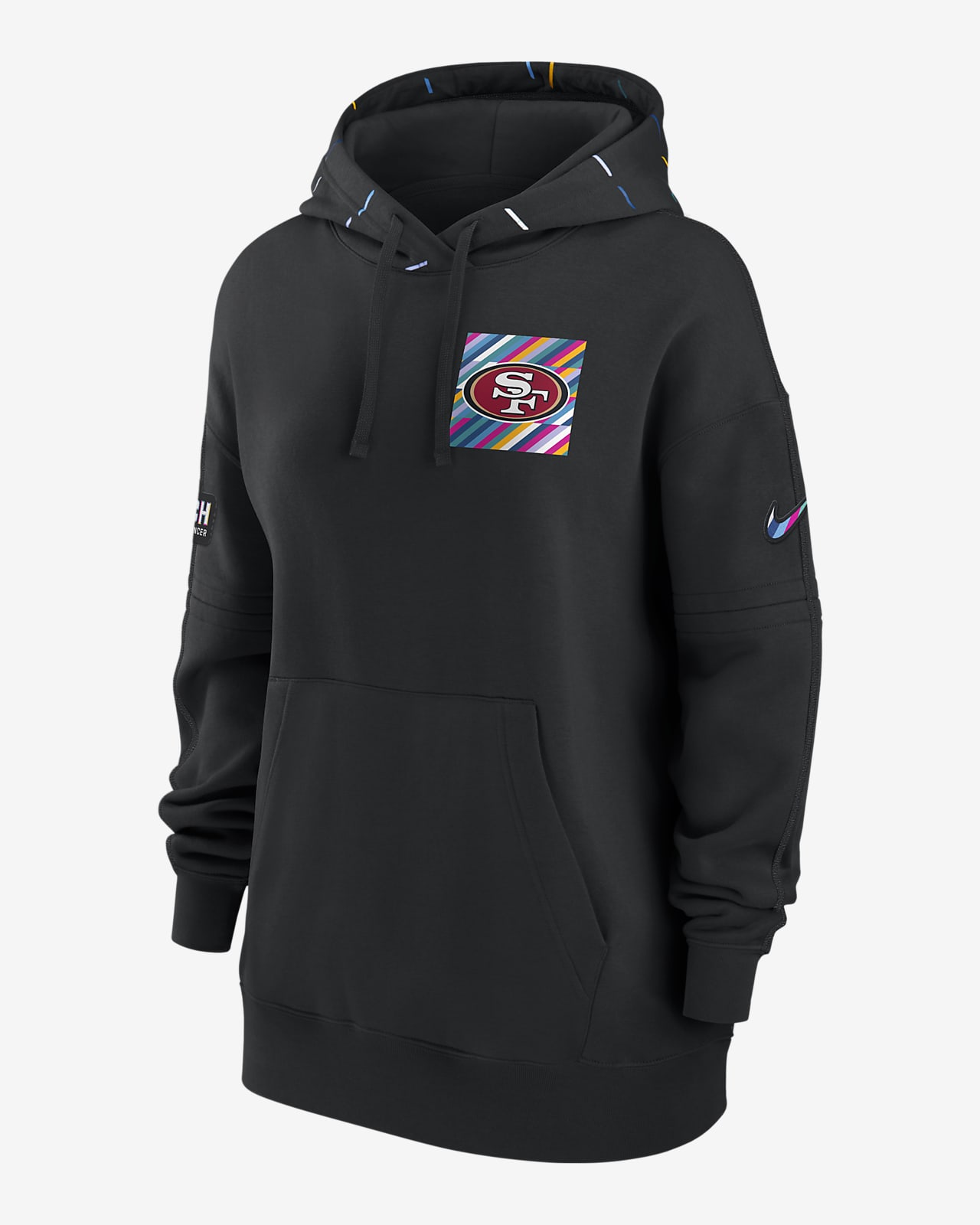 San Francisco 49ers Nike Rewind Club Hoodie - Mens