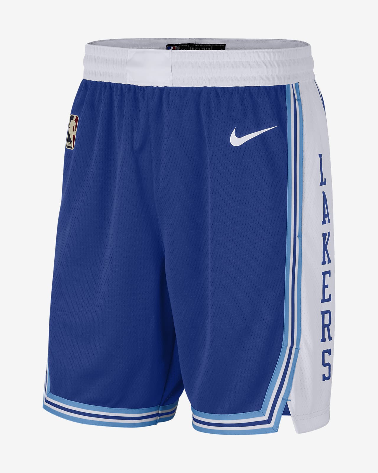 nike nba los angeles lakers swingman shorts