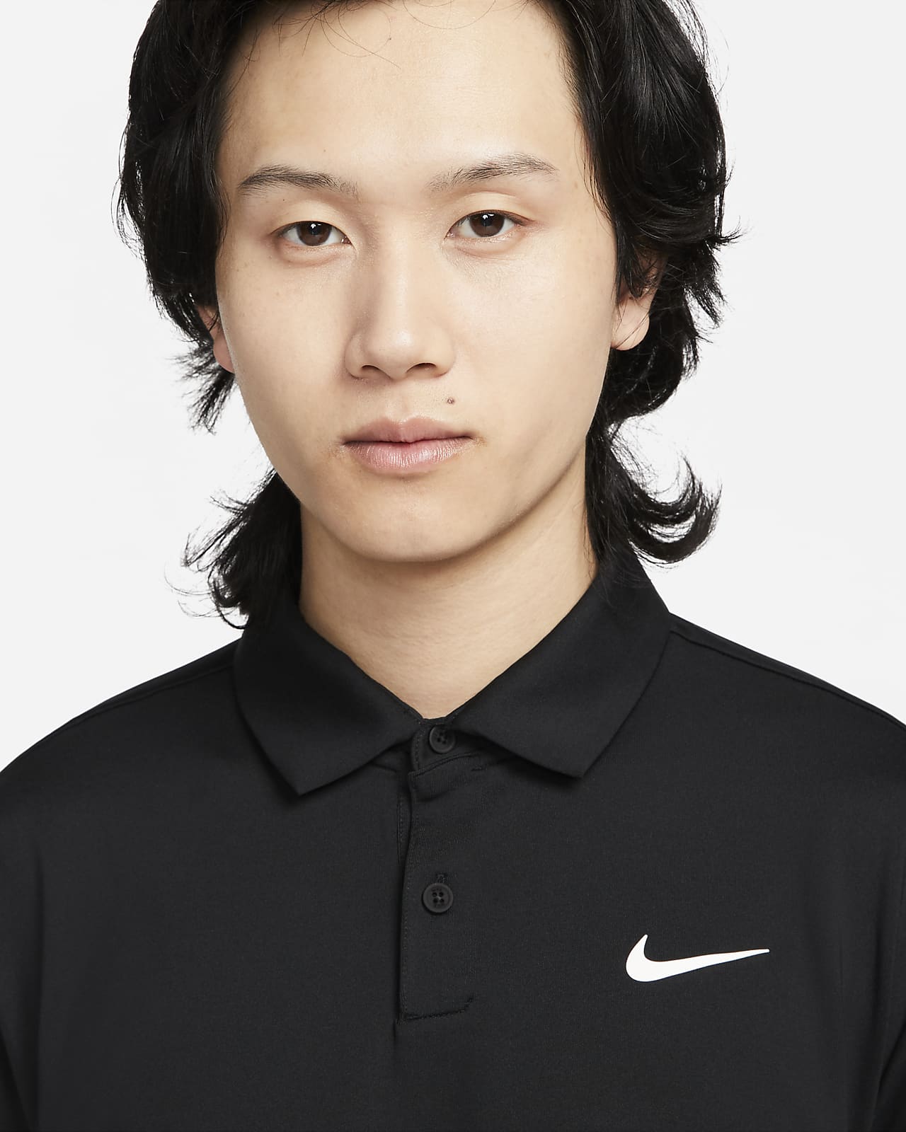 Black nike golf outlet polo