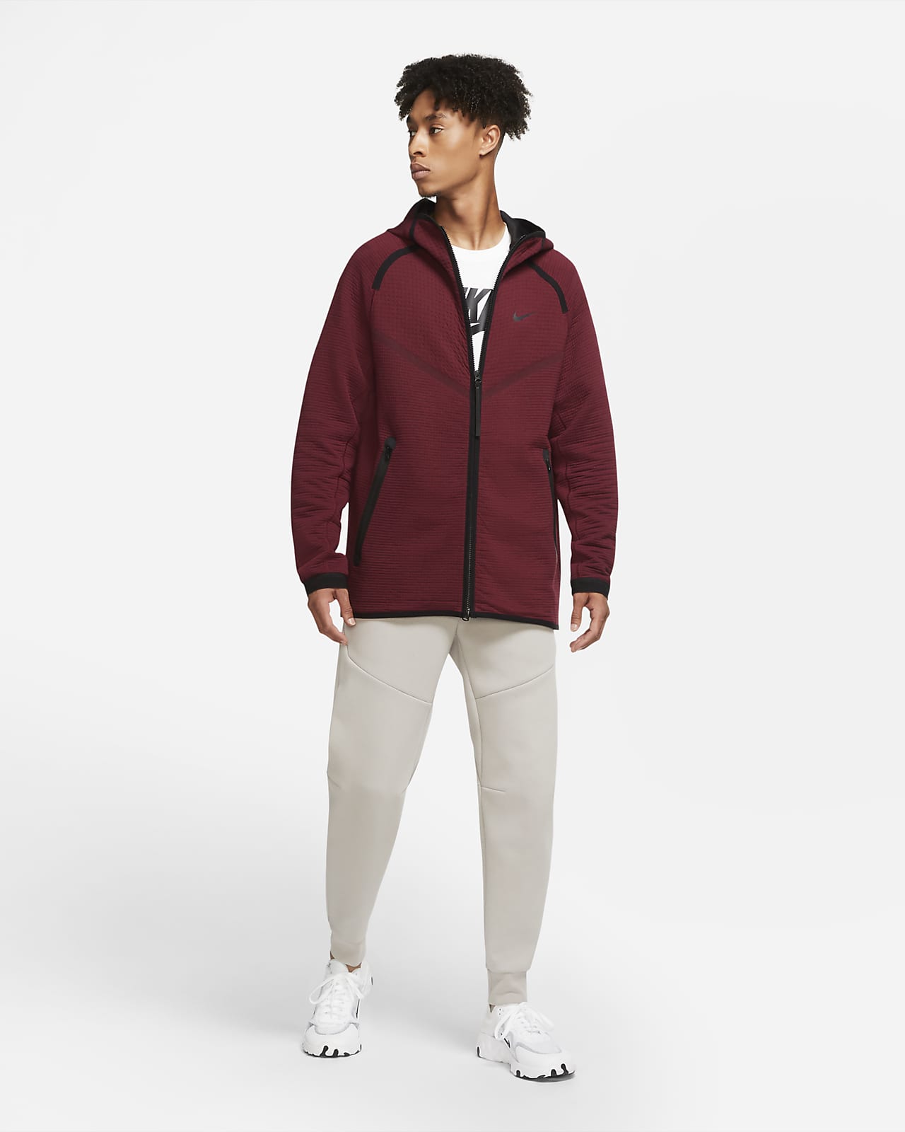 nike men's windrunner full zip jacket