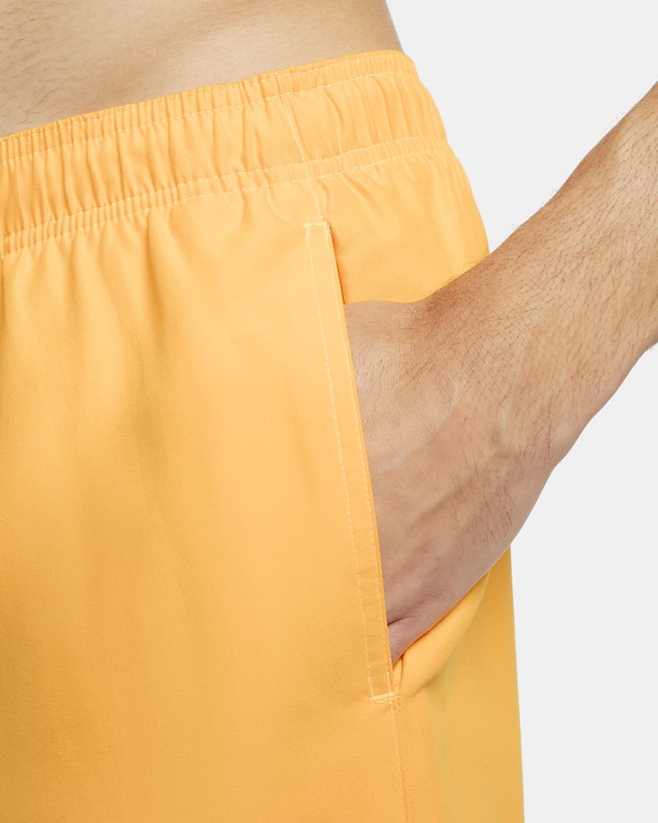 Nike yellow cheap swim shorts