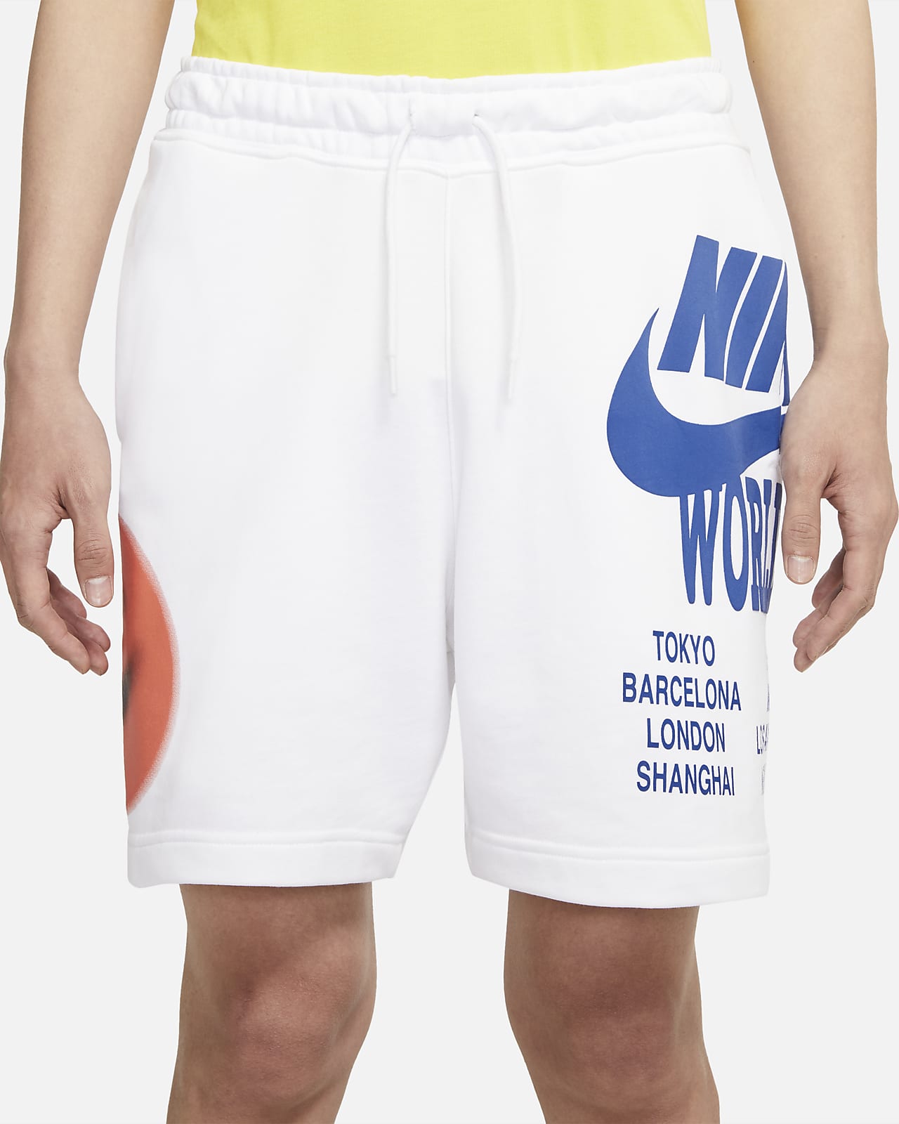 nike swoosh french terry short