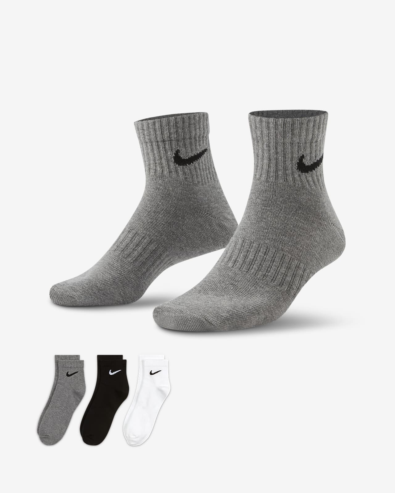 Men's Nike Sportswear SW Air PK White Jogging Socks