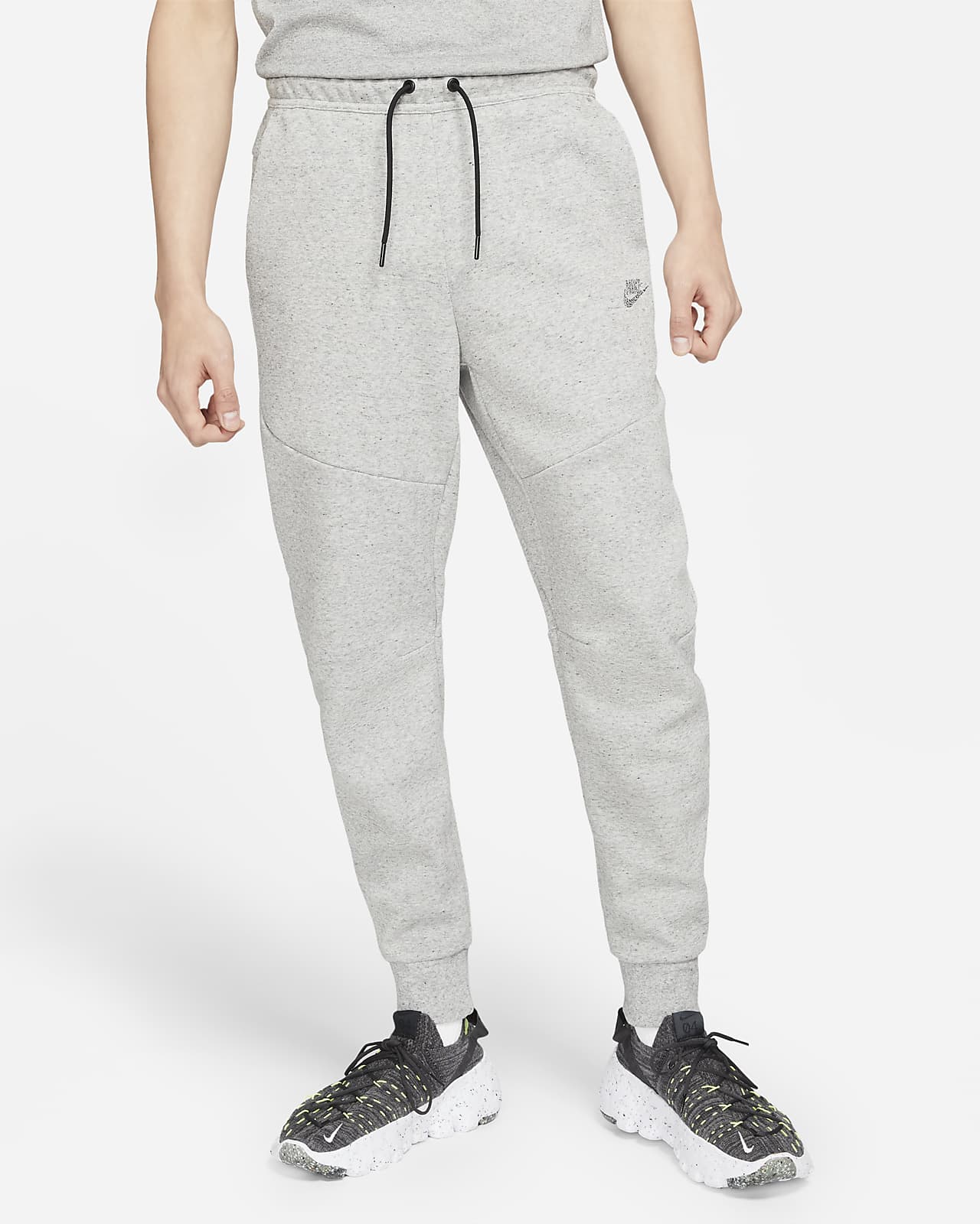 Pantaloni nike sportswear swoosh tech fleece uomo grigio - NIKE - Pavidas