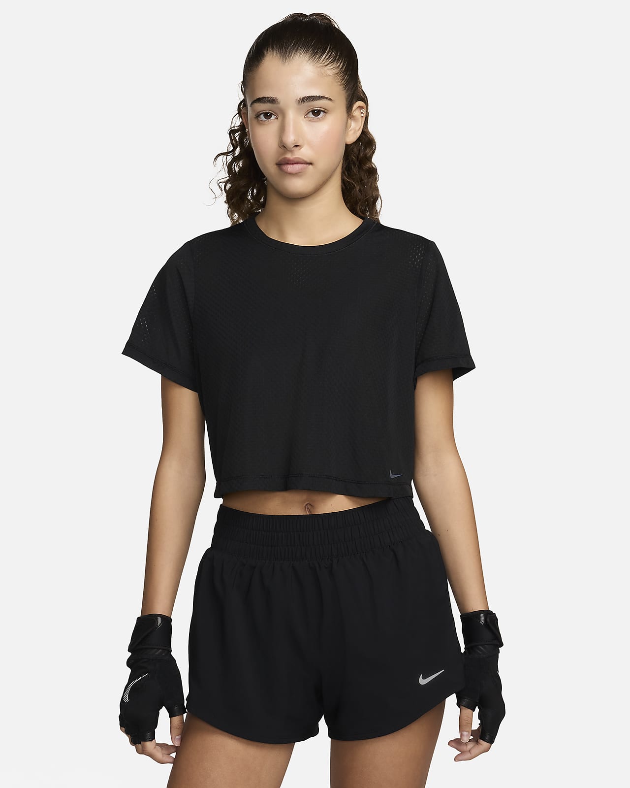 Kortärmad tröja Nike One Classic Breathe Dri-FIT för kvinnor