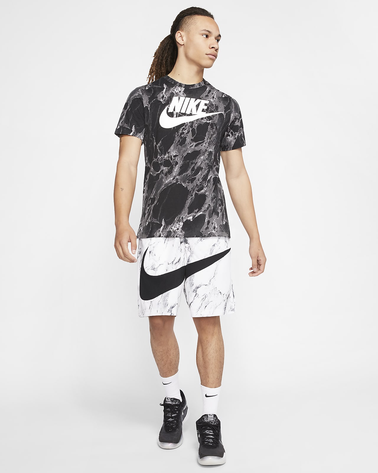 nike swoosh basketball