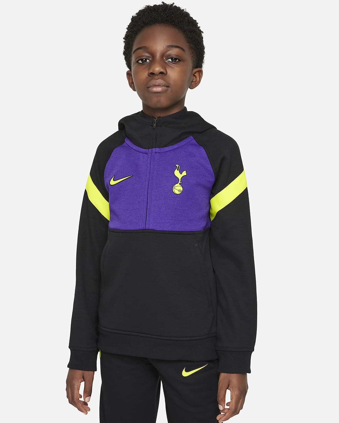 Tottenham Hotspur Older Kids' Nike Dri-FIT 1/2-Zip Football Hoodie