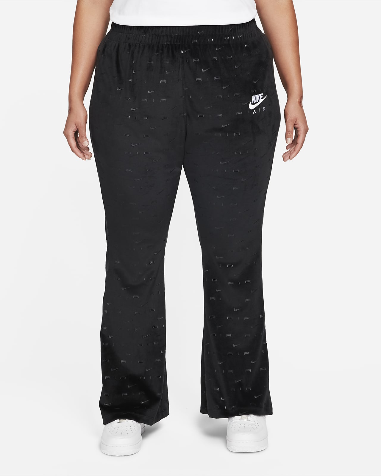 Nike Air Women's Velour Mid-Rise Trousers (Plus Size)